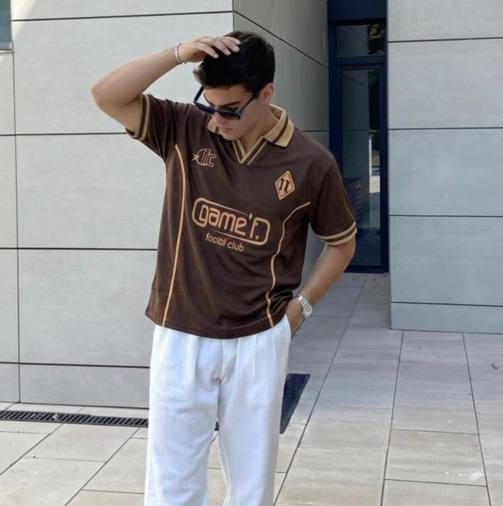 Twin Stripe Collar Jersey