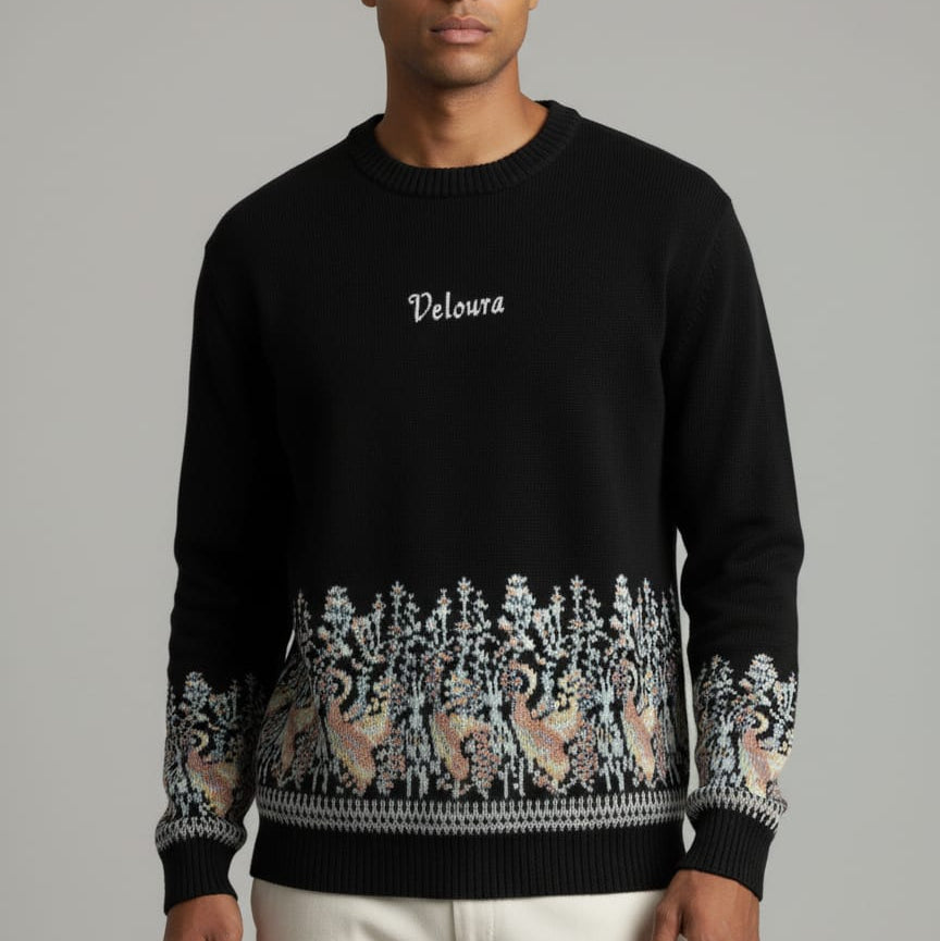 Veloura Black Sweatshirt