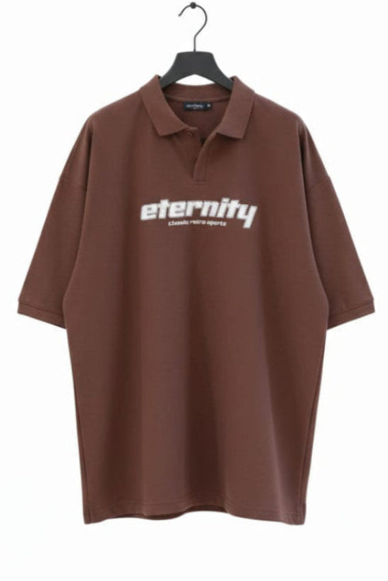 Brown Oversized Polo (Article: Eternity 23)