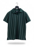 Emerald Stripe Polo