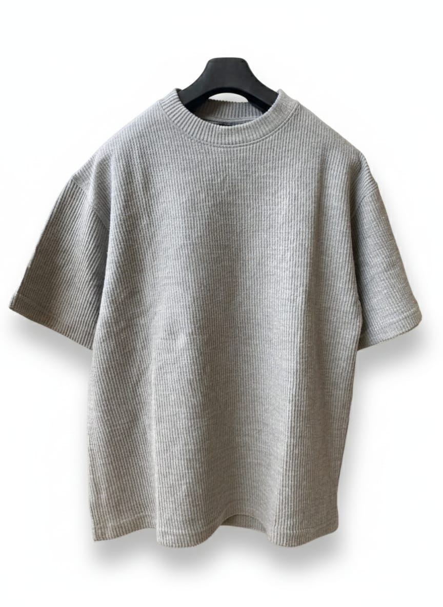 Ribbed Drop Shoulder