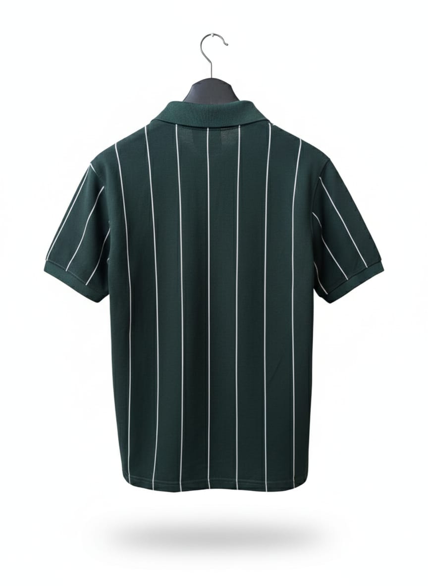 Emerald Stripe Polo