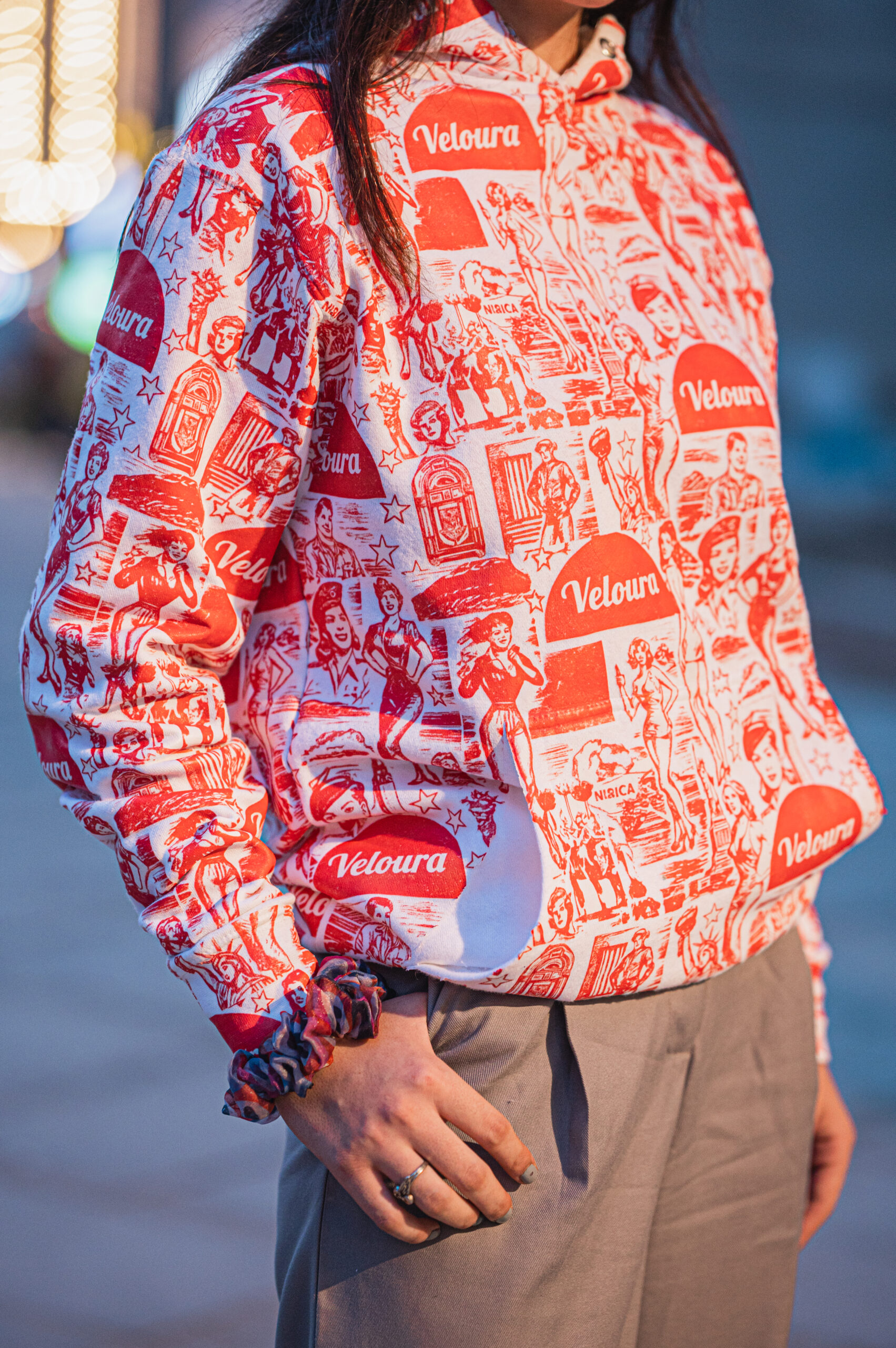 VELOURA MASHUP HOODIE - Image 2