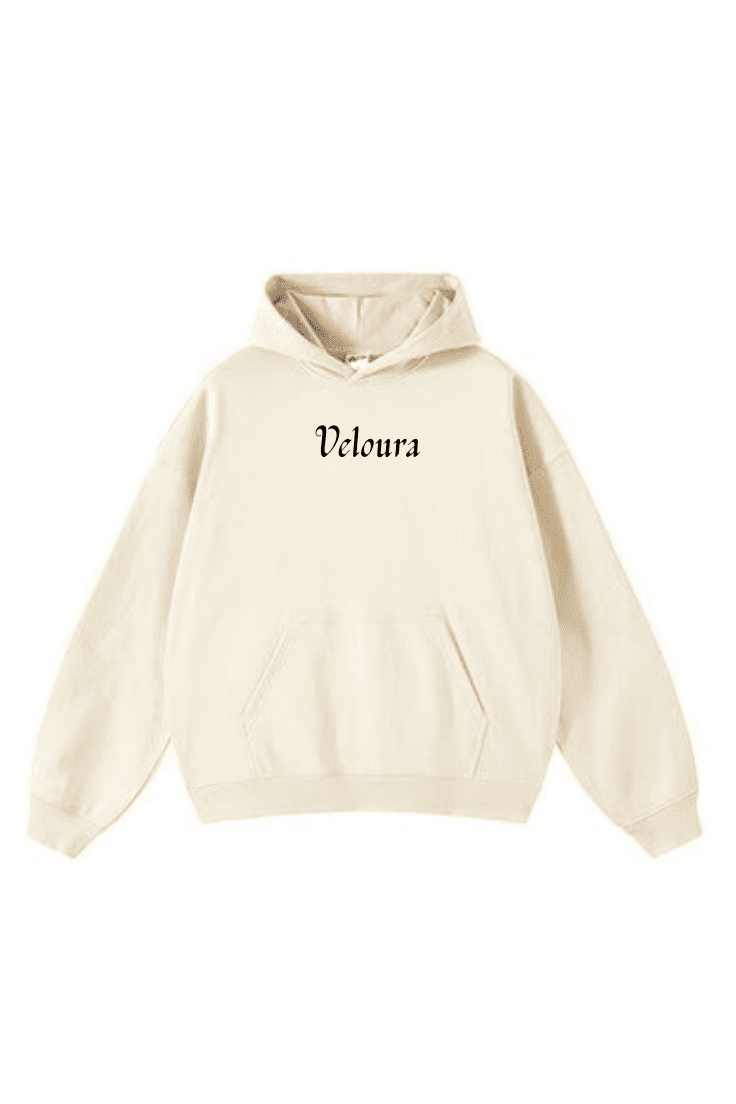 VELOURA PLAIN HOODIE